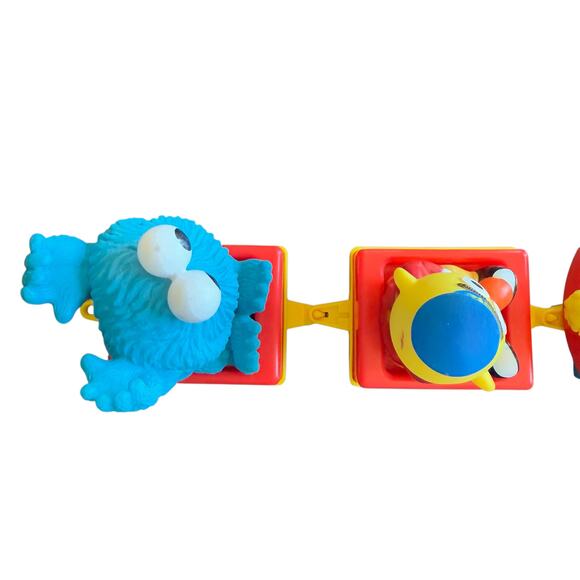 Tyco Preschool Sesame Street Train Big Bird Bert Cookie Monster 1994 - Picture 7 of 11